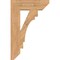Ekena Millwork Merced Slat Smooth Bracket, Western Red Cedar, 5 1/2"W x 22"D x 34"H BKT06X22X34MRC06SWR - alternate 3